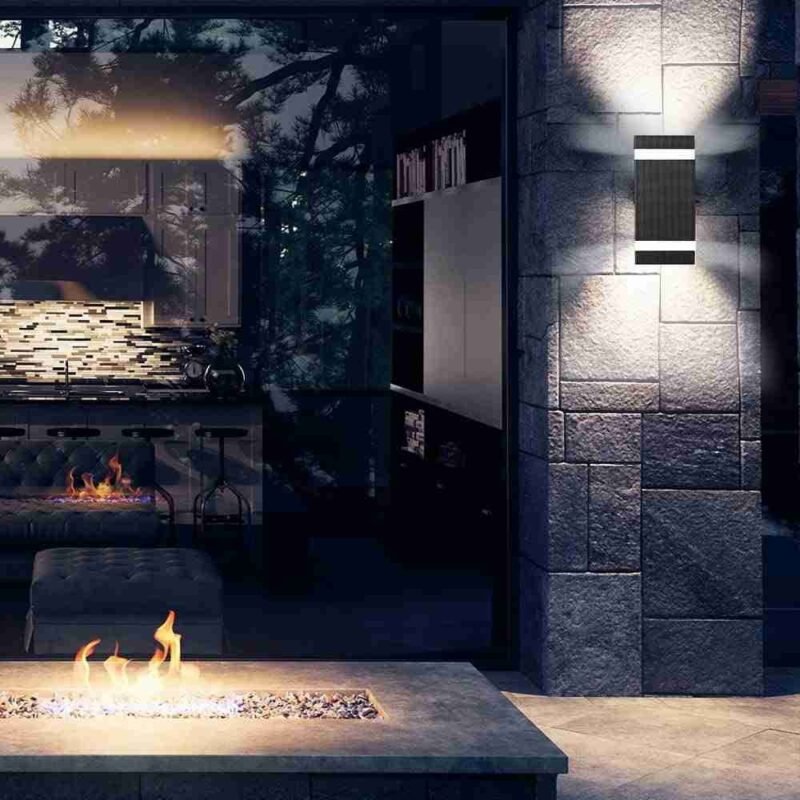 LED Outdoor Wall Lamp, Aluminum Up/Down Outside Wall Light Exterior Wall Sconce, Waterproof - Image 5
