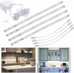 LED Under Kitchen Cupboard Cabinet Strip Lights Day Light | Cool White | 4 x 30cm Plug in