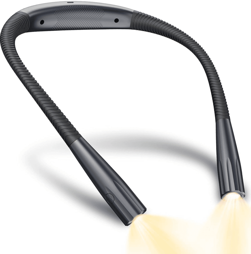 Rechargeable Neck Light for Bedtime Reading: 80+ Hours Battery Life, 3 Colors, and 6 Brightness Levels - Image 2