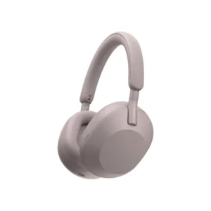 Sony WH-1000XM5 Wireless Noise Cancelling Over-Ear Headphones with Hi-Res Audio & 30Hr Battery – Smoky Pink