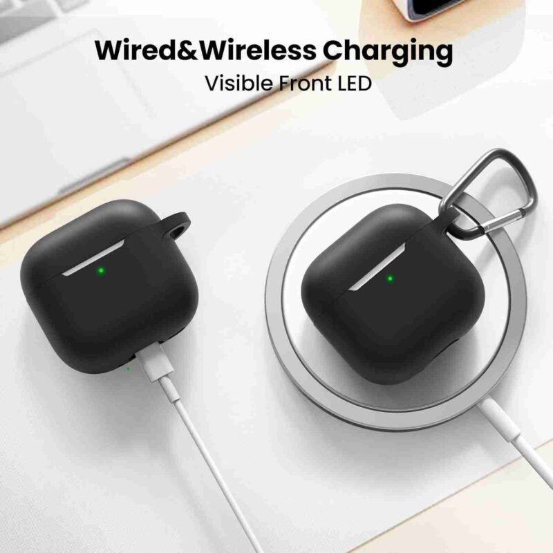 Soft Silicon Case Compatible with AirPods 4th Generation (2024) - Image 4