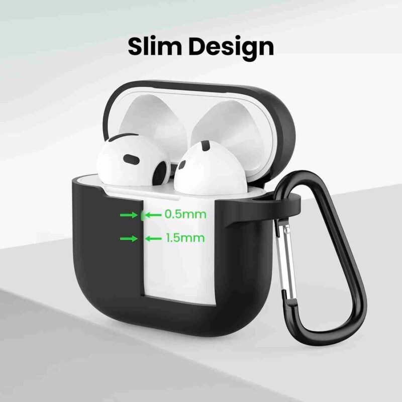 Soft Silicon Case Compatible with AirPods 4th Generation (2024) - Image 5