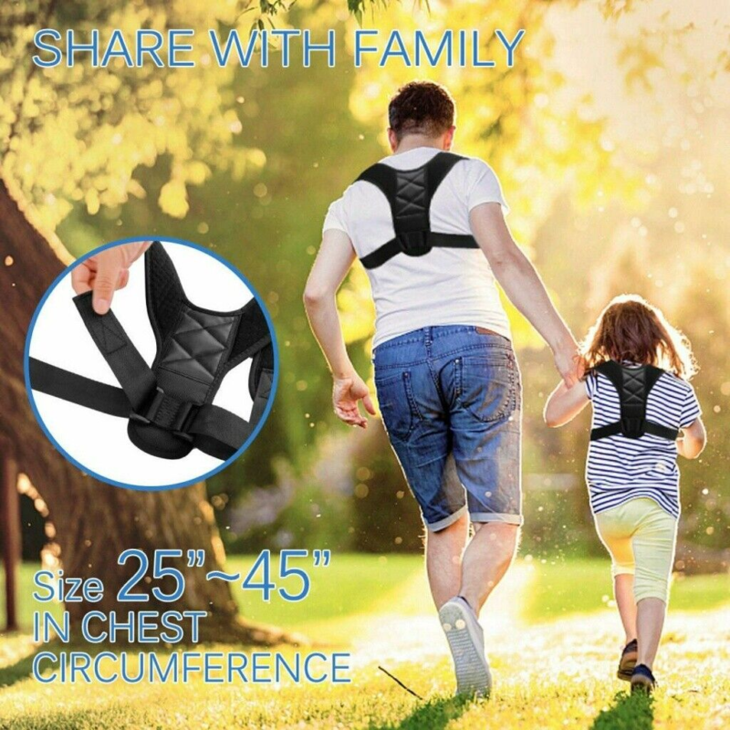 Posture Corrector Back Support Lumbar Shoulder Body Brace Wellness Support Belt - Image 7