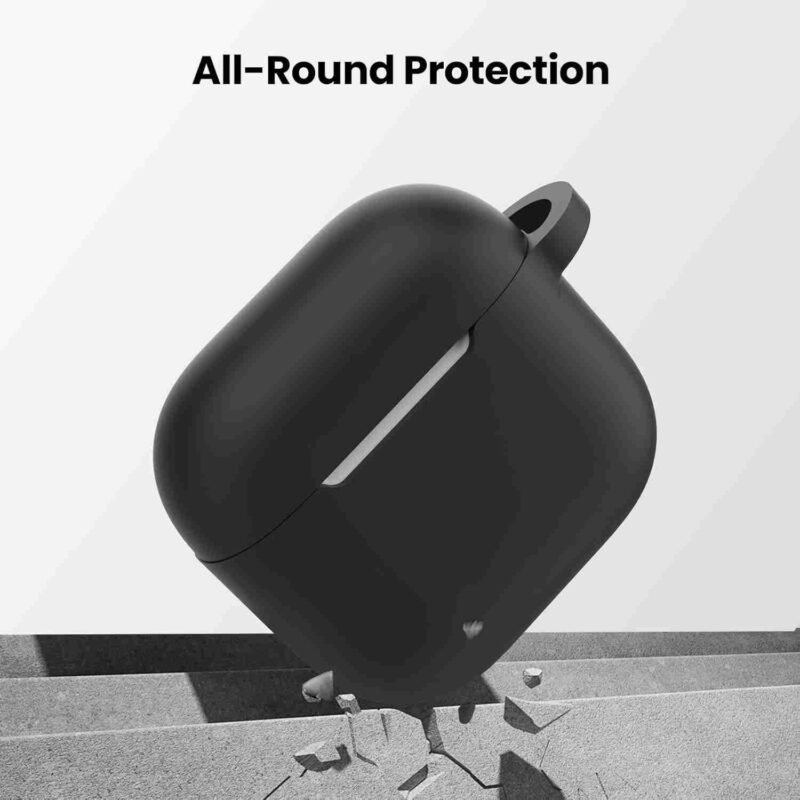 Soft Silicon Case Compatible with AirPods 4th Generation (2024) - Image 3