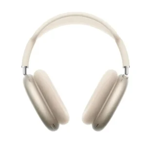 Apple AirPods Over-Ear Headphones, Pro-Level Active Noise Cancellation, Transparency Mode, Personalised Spatial Audio - Starlight