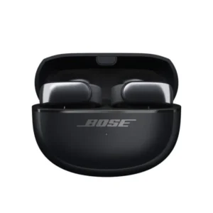 Bose Ultra Open Bluetooth Earbuds with OpenAudio Technology, Open Ear Wireless Earbuds, Up to 48 Hours of Battery Life – Black