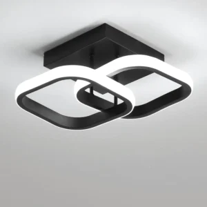 22W Modern LED Ceiling Light Acrylic Square for Hallway Office Bedroom Kitchen Living Room