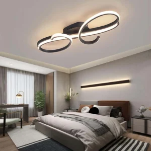 50W Modern LED Ceiling Light Dimmable Living Room Ceiling Lamp with Remote Control