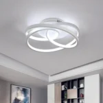 40W Cool White Round Shape Creative Modern Ceiling Lights for Bedroom, Hallway, Living Room