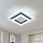 24W Modern LED Ceiling Light for Bedroom Hallway Office Kitchen Living Room -  Cold White