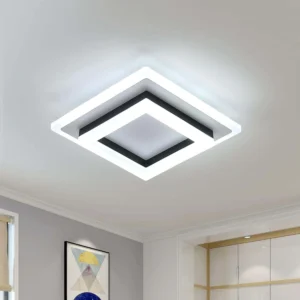 24W Modern LED Ceiling Light for Bedroom Hallway Office Kitchen Living Room -  Cold White