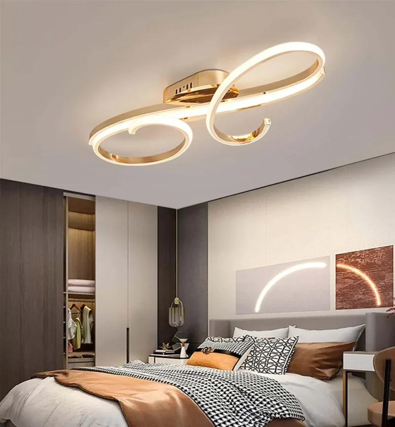 50W Modern LED Ceiling Light Dimmable Living Room Ceiling Lamp with Remote Control - Image 3